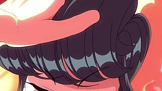 Komi San's Big Tits Blowjob! Horny and Swallowing Cumshot!