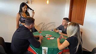 game night with friends turns into cuckold hotwife swing