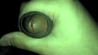 Hairy straight guy experiments with virgin ass and cums!