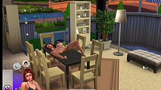 Sexy Redhead and Newly Married Explore Cheating Scenarios in Sims 4 Game