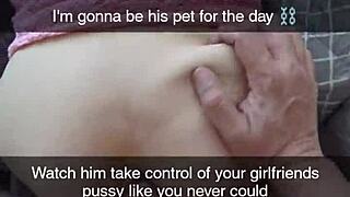 richelle rose turned into a pet cumslut on snapchat 😈