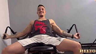 mc lets his girlfriend workout, but she gives pussy milk to the trainer instead 😏