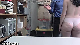 dirty cop, you gonna punish that teen shoplifter? fuck her hard on cctv.