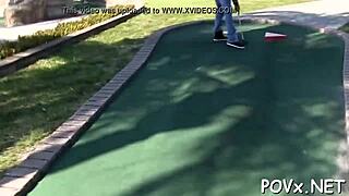 Naughty teen slut craves huge cock for rough pussy fucking and jizz in hardcore couple quickie.