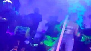 Exciting Colombian Babe Reveals Big Tits Outdoors In Public Thrill