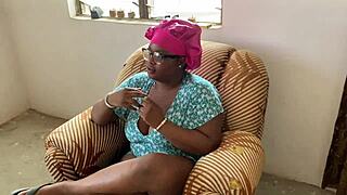 So, this mummy's just chatting with her son about getting into some wild bent-over doggystyle action with fat wet pussy and big ass screams.