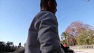 liz gets fucked in front of her guy while flashing tits