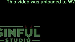 intense anal session with tattooed young lilith liber ss011 bent over for close-up pussy and asshole fucking