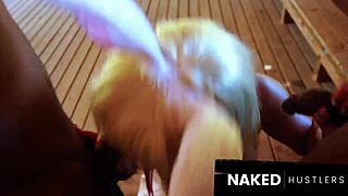 Super bad ebony bunny confuses big black dicks for easter eggs