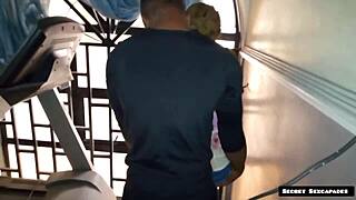 Gym Instructor Seduces Big Ass 45-Year-Old Client with Horny Pussy and BBC Fucking