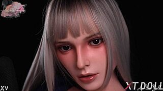 hannah blonde slut police officer strips naked for xtdoll sexdoll 164c pussy fuck in office