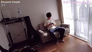 Teasing Brother's Friend With Handjob Glans Torment Leading To Massive Cumshot Pov Emu Yumi
