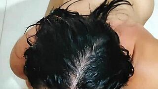 Young Guest Eagerly Enjoys Treat Hidden While Parents Rest Nearby