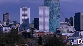 Why is this euro babe rubbing her vag in doggystyle before getting a facial?