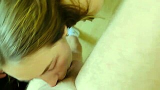 I saw her get face-fucked and swallow cum