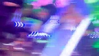 Exciting Colombian Babe Reveals Big Tits Outdoors In Public Thrill