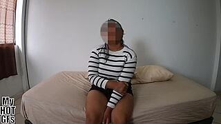 Xiomara takes a huge cumshot all over her face