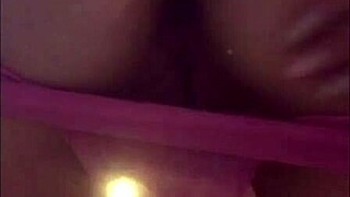 Rica masturbates with dildo in my little room, moaning softly.