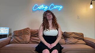Casting Curvy Busty Red Head Nurse Tries Out For Porn Interview