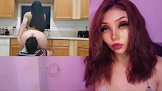 Hot Latina Stepmom Fucks Perverted Stepson In Kitchen