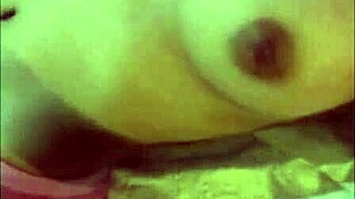 Rica masturbates with dildo in my little room, moaning softly.