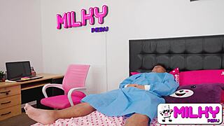 Stepbro, let me suck your dick to help you recover 😏