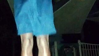 Park 2 explodes with skinny black brunette roommate getting fucked by athletic mature father in law!