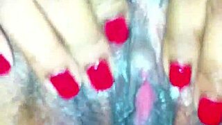 Hidden Fantasy Pt 2 - Ebony Pussy Drilled With Dildo!