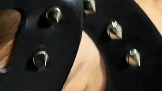 Bound Slave Submits to Taboo BDSM Roleplay in Stockings.
