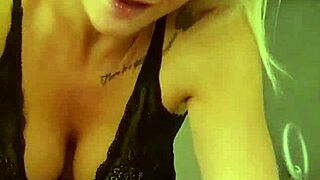 Beautiful blonde milf reaches intense orgasm in homemade video