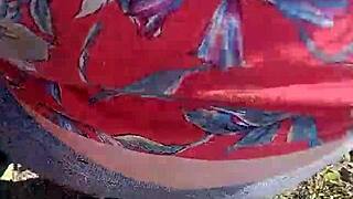 Amateur Couple Does Blowjob And Doggy Fuck In The Bush, Cum In Mouth 😈