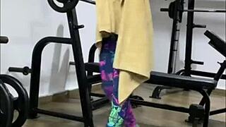 yo, while trainin’ at gym, i just had to fuck her hard n cum in her mouth!