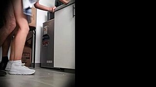 Spying on Argentine Stepsister in Miniskirt Skipping Classes for Babe Fucking with Teacher!