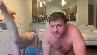 After An Intense Naked Workout, I Suck His Thick Cock In The Shower.