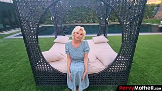 Pervymother - Classy Step Mother Gives Her Stepson A Visual Orgasm By Stripping - Sfw