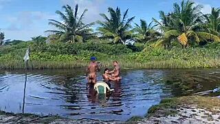 Brazilian Cuckold Cries Watching Wife Get Bareback Fucked By Another Guy