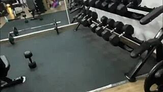 yo, while trainin’ at gym, i just had to fuck her hard n cum in her mouth!