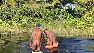 Brazilian Cuckold Cries Watching Wife Get Bareback Fucked By Another Guy