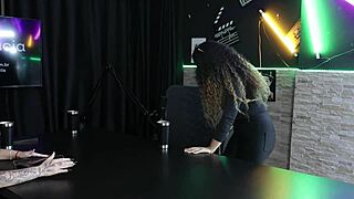 i feel beautiful as morena safada does stripper after live talk and orgy without consent - charlottye on sheer red