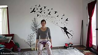 European Milf's Yoga Instruction Session