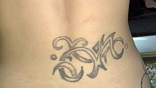 skinny streetwalker watches pov car fuck, takes ass load