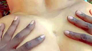 Plumber fucks my tight asian ass in public and cums inside