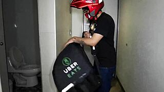 i'm banging the uber eats delivery guy