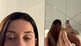 Morning blowjob and handjob with hot luiza marcato