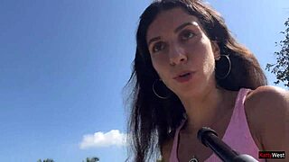 Crazy cumwalk in amazing place full of people almost caught.