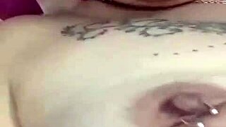 dana barzagli indulges in rich self-pleasure