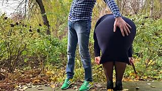 have you seen your curvy mother-in-law in heels and lingerie peeing outdoors with dirty belly fetish vibes