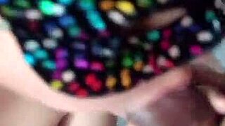 Homemade morning session with latina in doggystyle and missionary