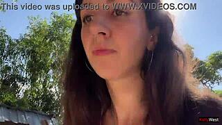 Crazy cumwalk in amazing place full of people almost caught.