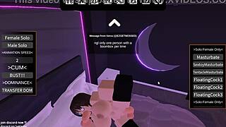 ayumu kasuga masturbates and gets fucked by floating cocks in roblox